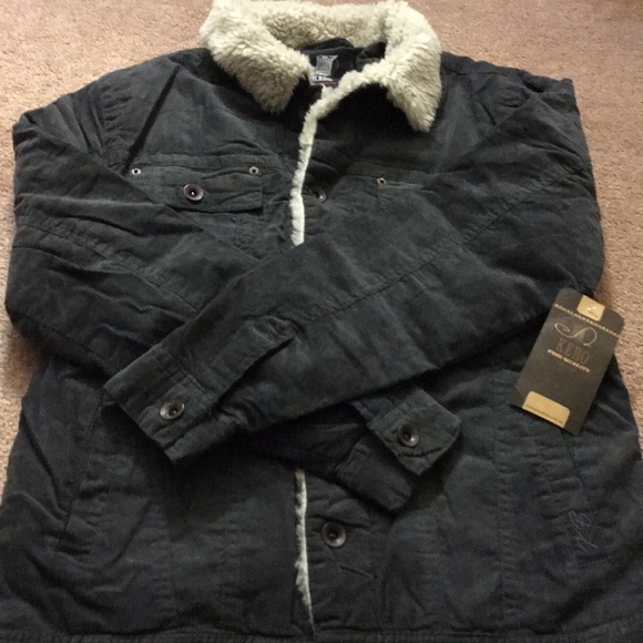 NWT Kebo Dark Grey Jacket w/ Neck Lining Size M - Picture 2 of 8